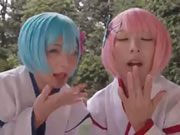 女僕姊妹 阿部乃美紅 麻里梨夏 甜蜜花園回味輪流口愛